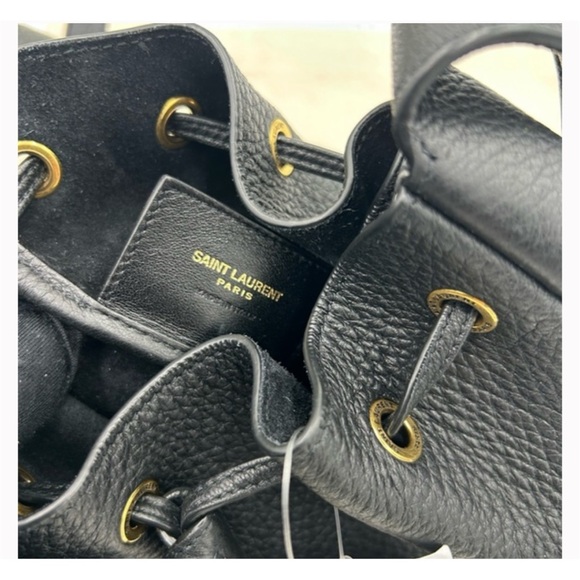 Saint Laurent Ysl Paris V11 grain leather hobo bag made in Italy - Picture 5 of 10